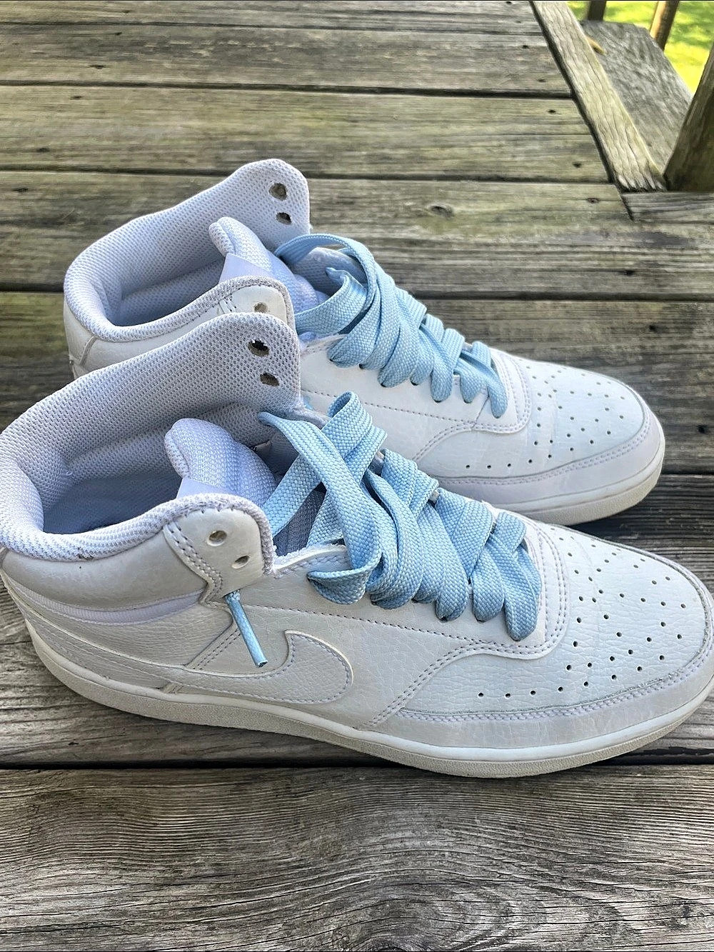 Nike Air Force 1 High-Top White Sneakers White US 7